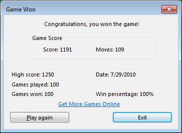 SpiderSolitaireScreenShot